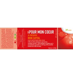 Vita Pour mon coeur -60 capsules, Cure de 1 à 2 mois