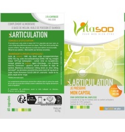 Vita Articulation - 60 capsules, Cure de 1 à 2 mois